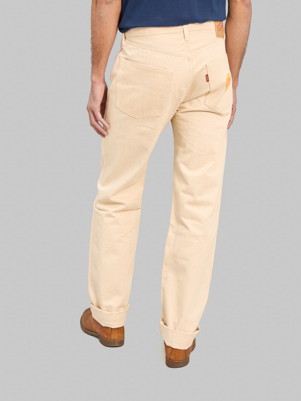 Denime "Lot. 224" 66 Model Mother Cotton 14oz Straight Jeans Natural