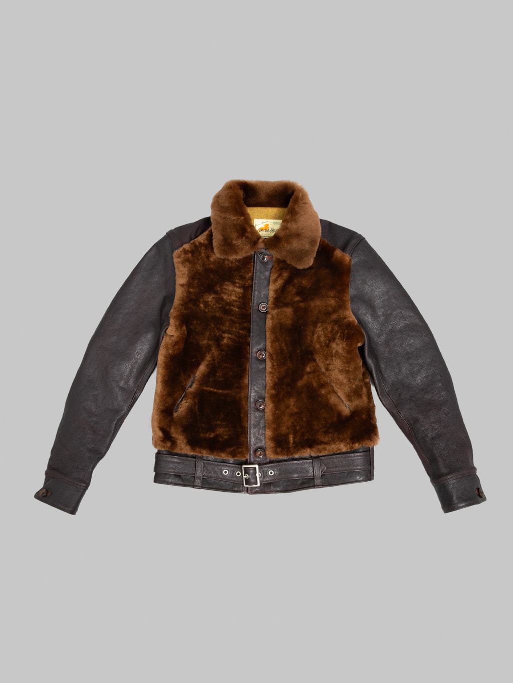 Double Helix Conductor Red Core Horsehide Black Brown front