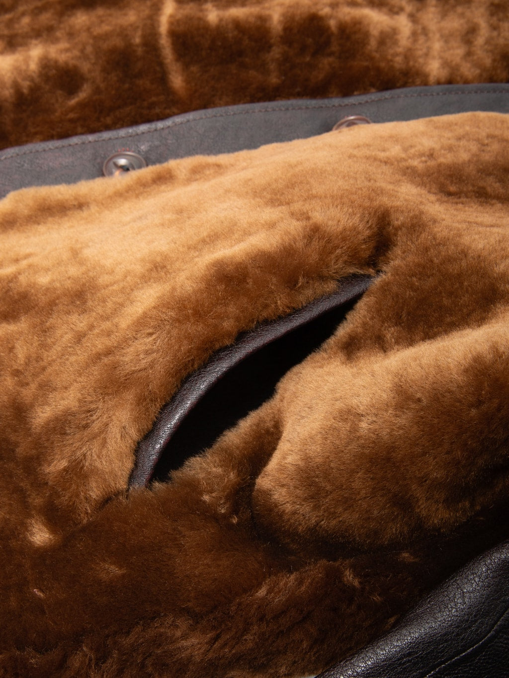 Double Helix Conductor Red Core Horsehide Black Brown side pocket