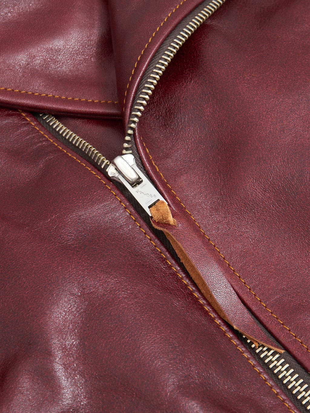 double helix deviant double riders horsehide jacket burgundy zipper