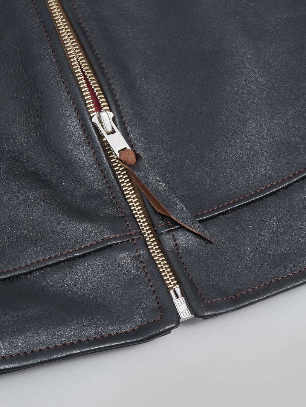 double helix dodecagon riders horsehide jacket black texture