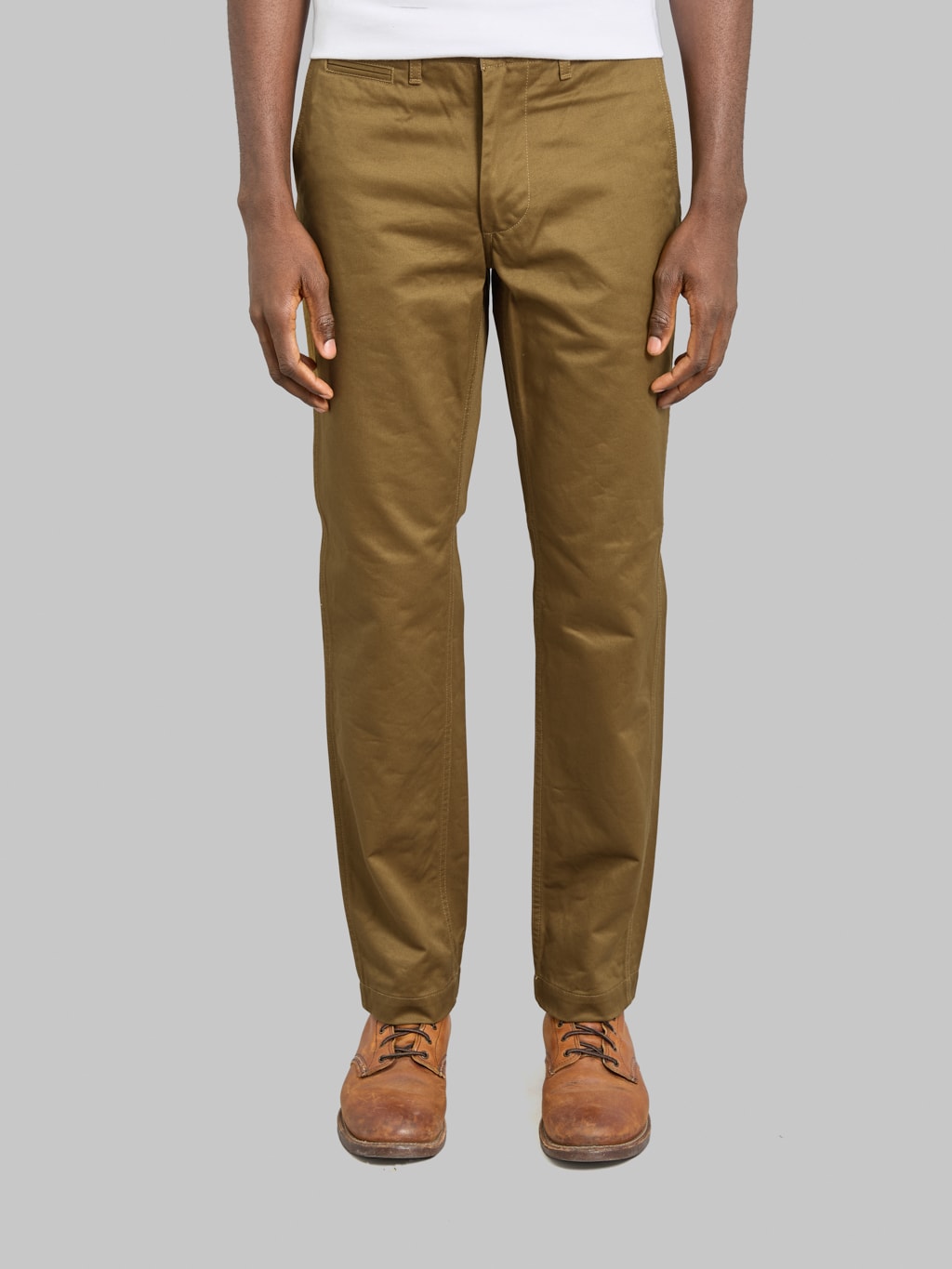 FOB Factory F0514 Narrow US Trousers Khaki
