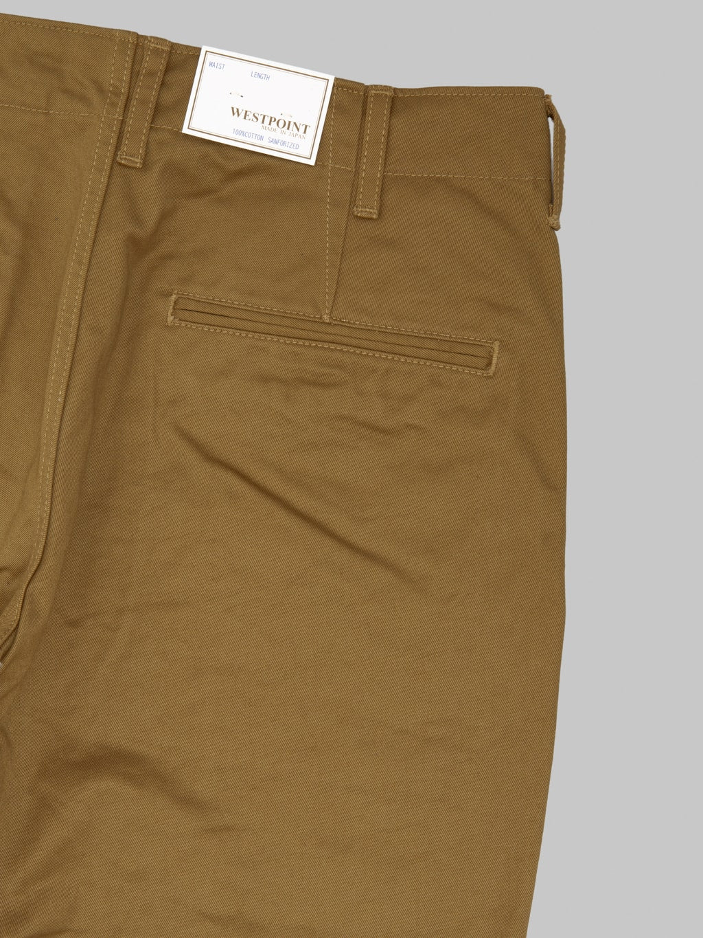 FOB Factory F0514 Narrow US Trousers Khaki