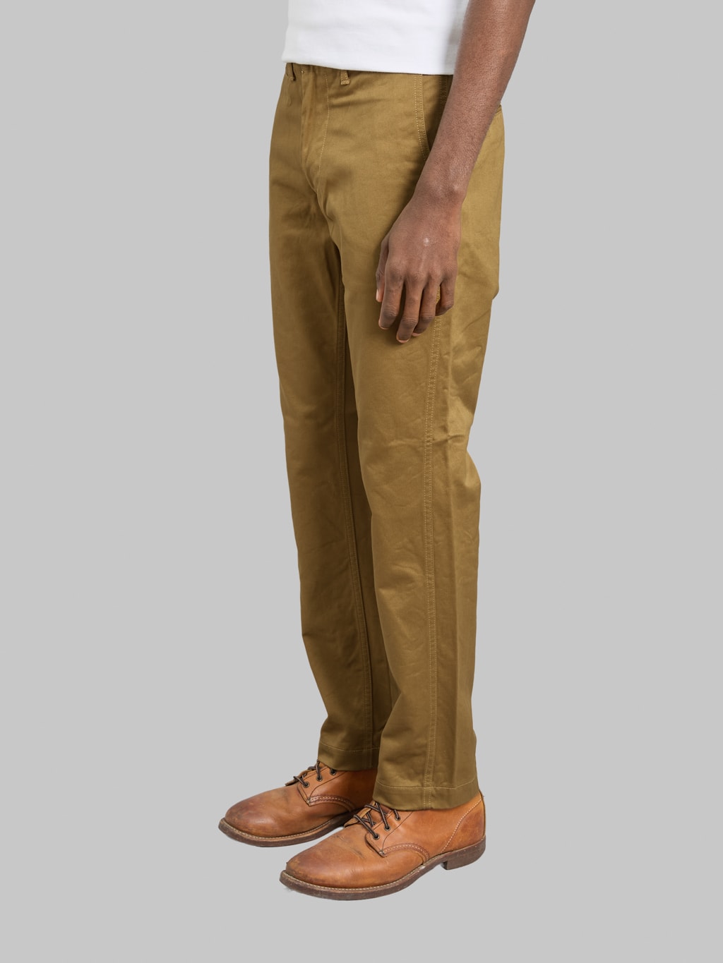 FOB Factory F0514 Narrow US Trousers Khaki