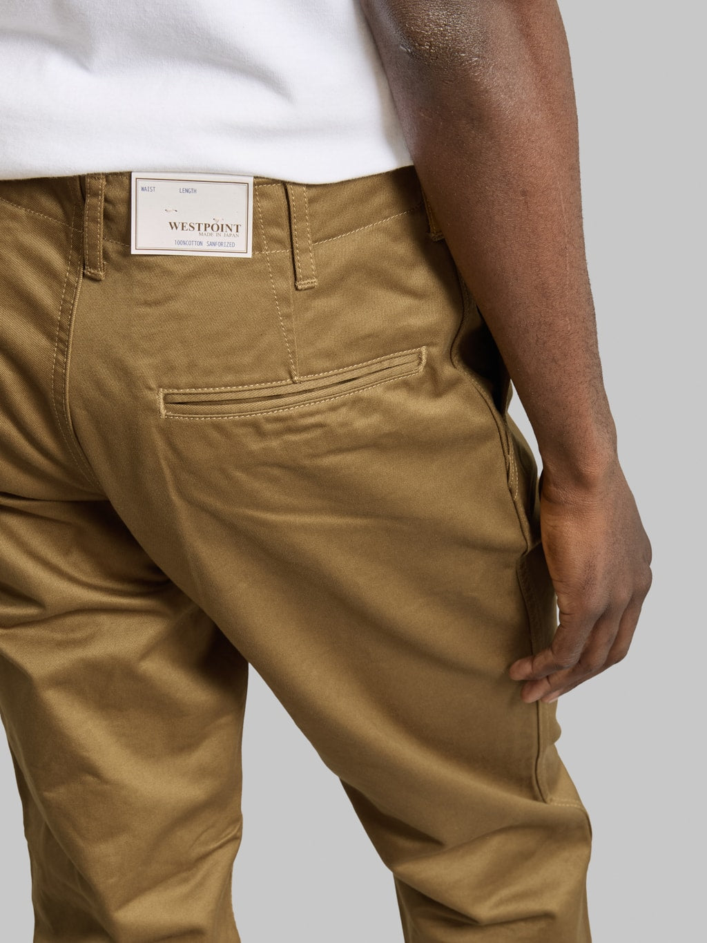 FOB Factory F0514 Narrow US Trousers Khaki