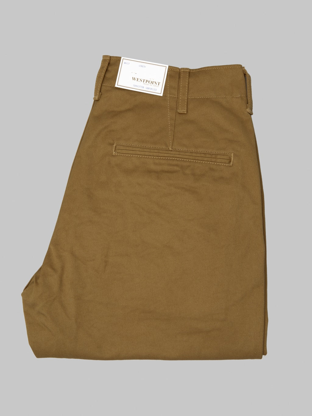 FOB Factory F0514 Narrow US Trousers Khaki