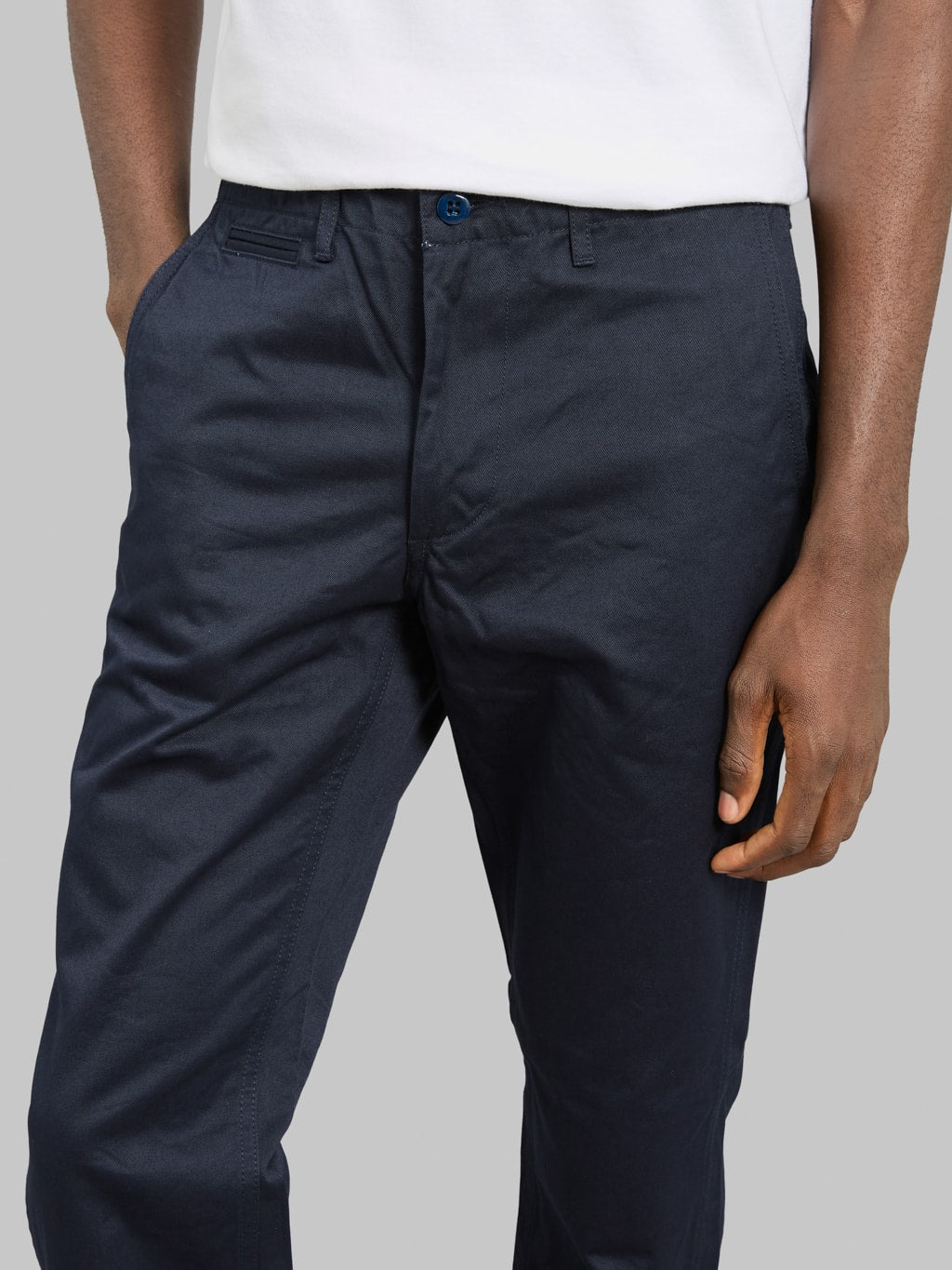 FOB Factory F0514 Narrow US Trousers Navy