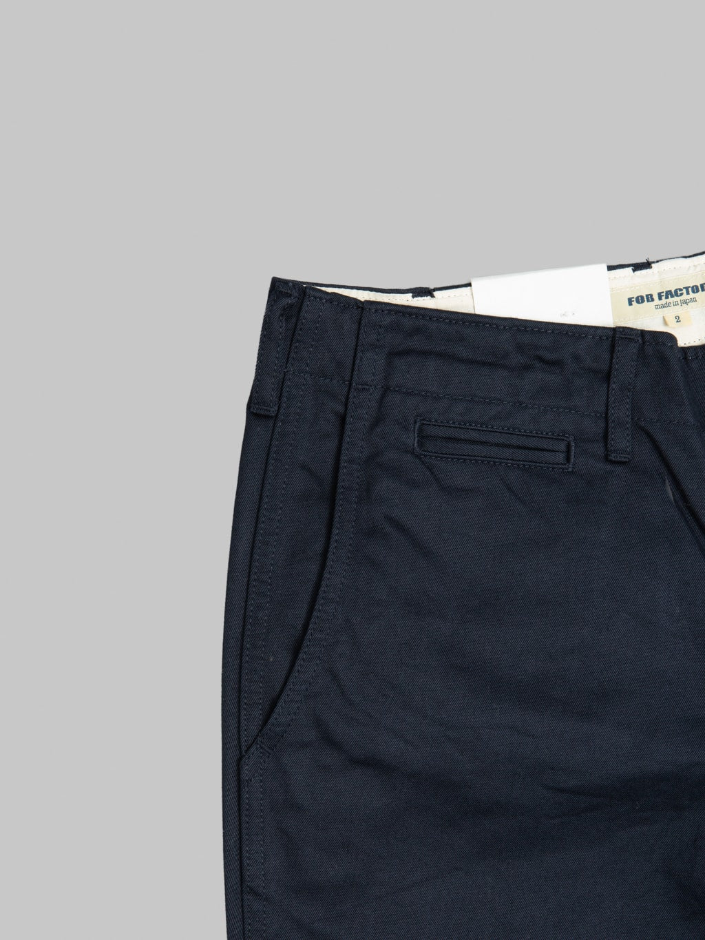 FOB Factory F0514 Narrow US Trousers Navy