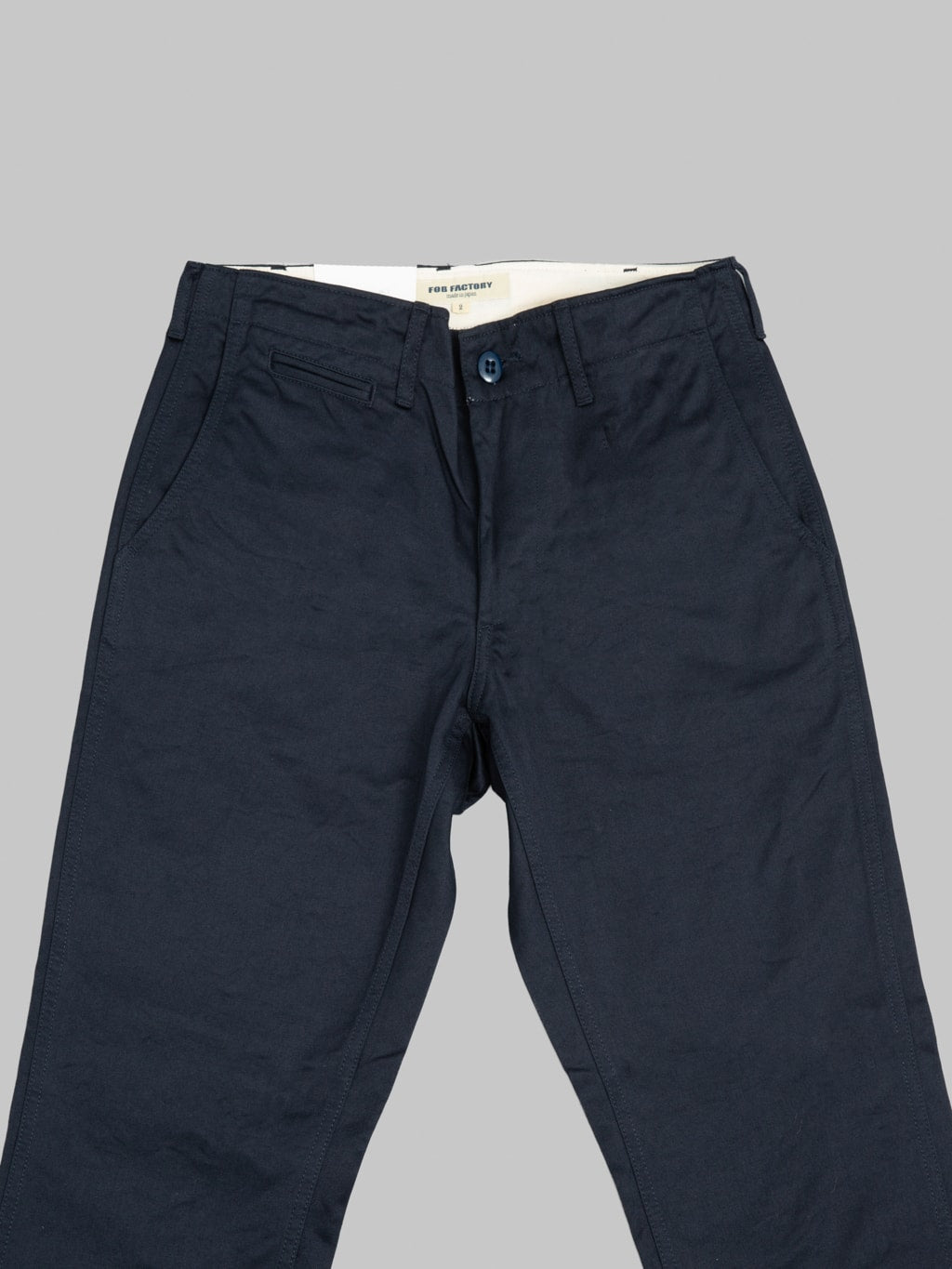 FOB Factory F0514 Narrow US Trousers Navy