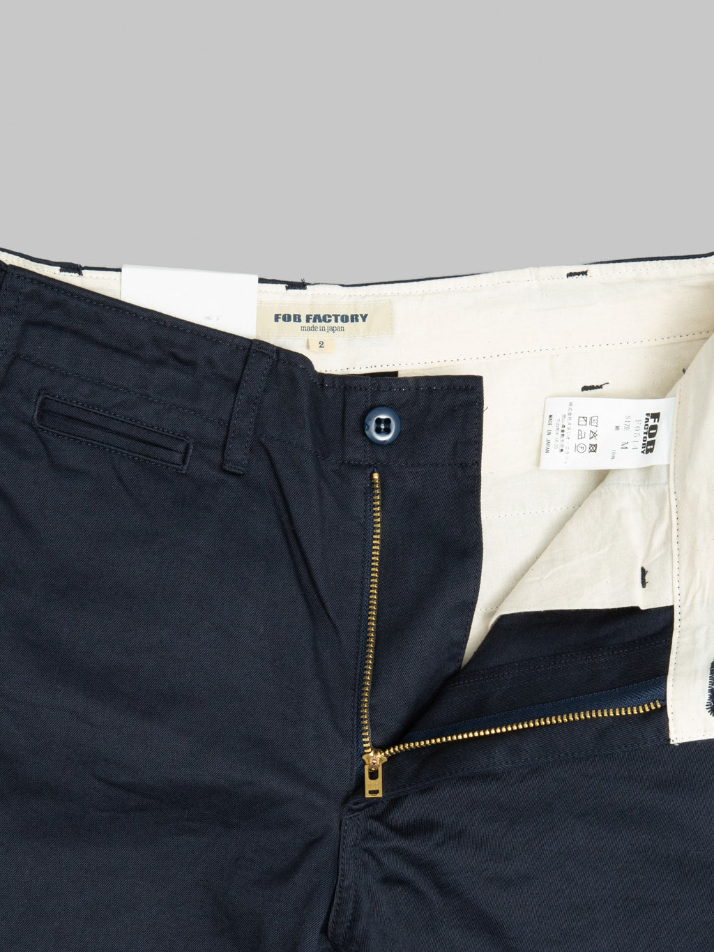 FOB Factory F0514 Narrow US Trousers Navy