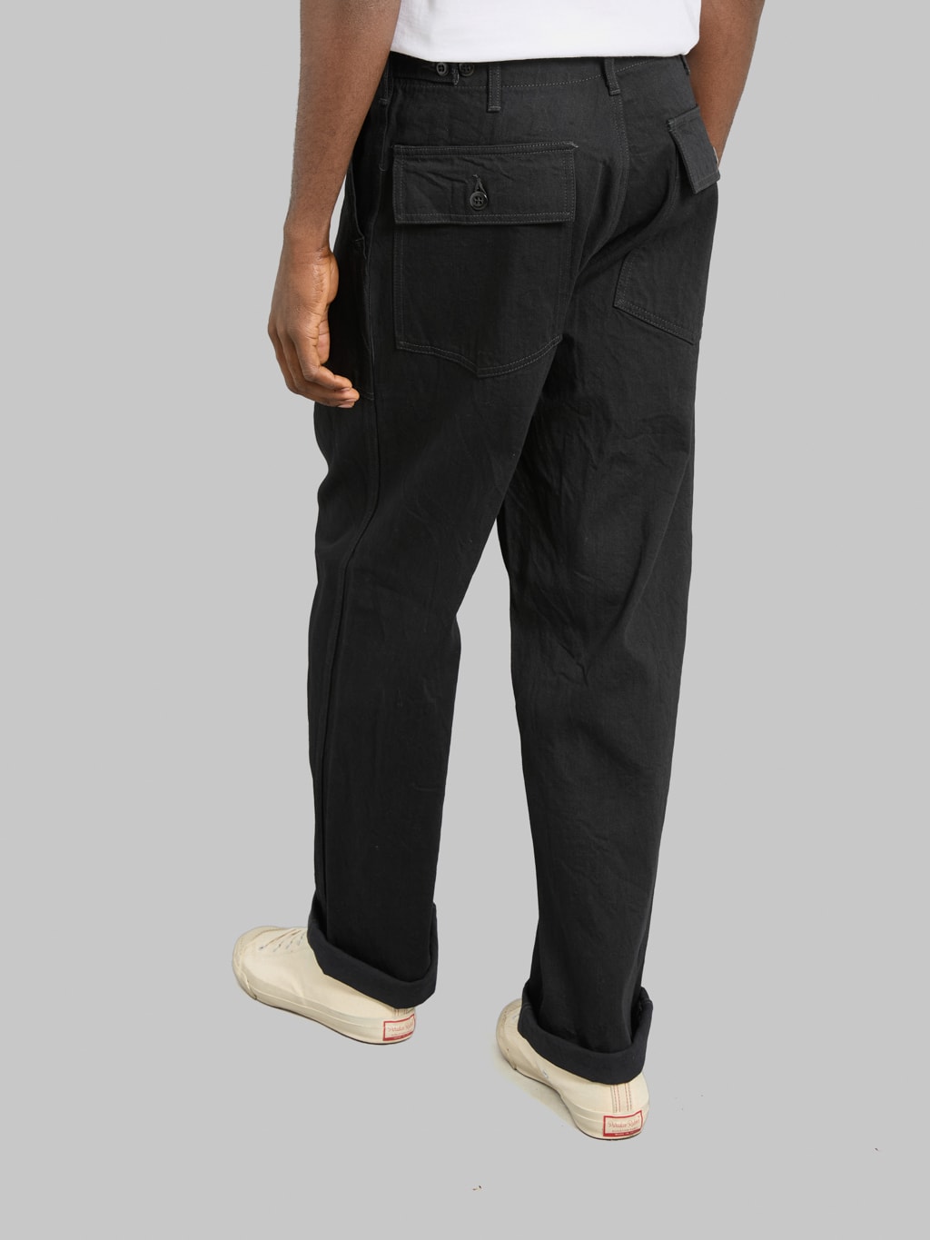 FOB Factory F0541 888 Denim Baker Pants Black