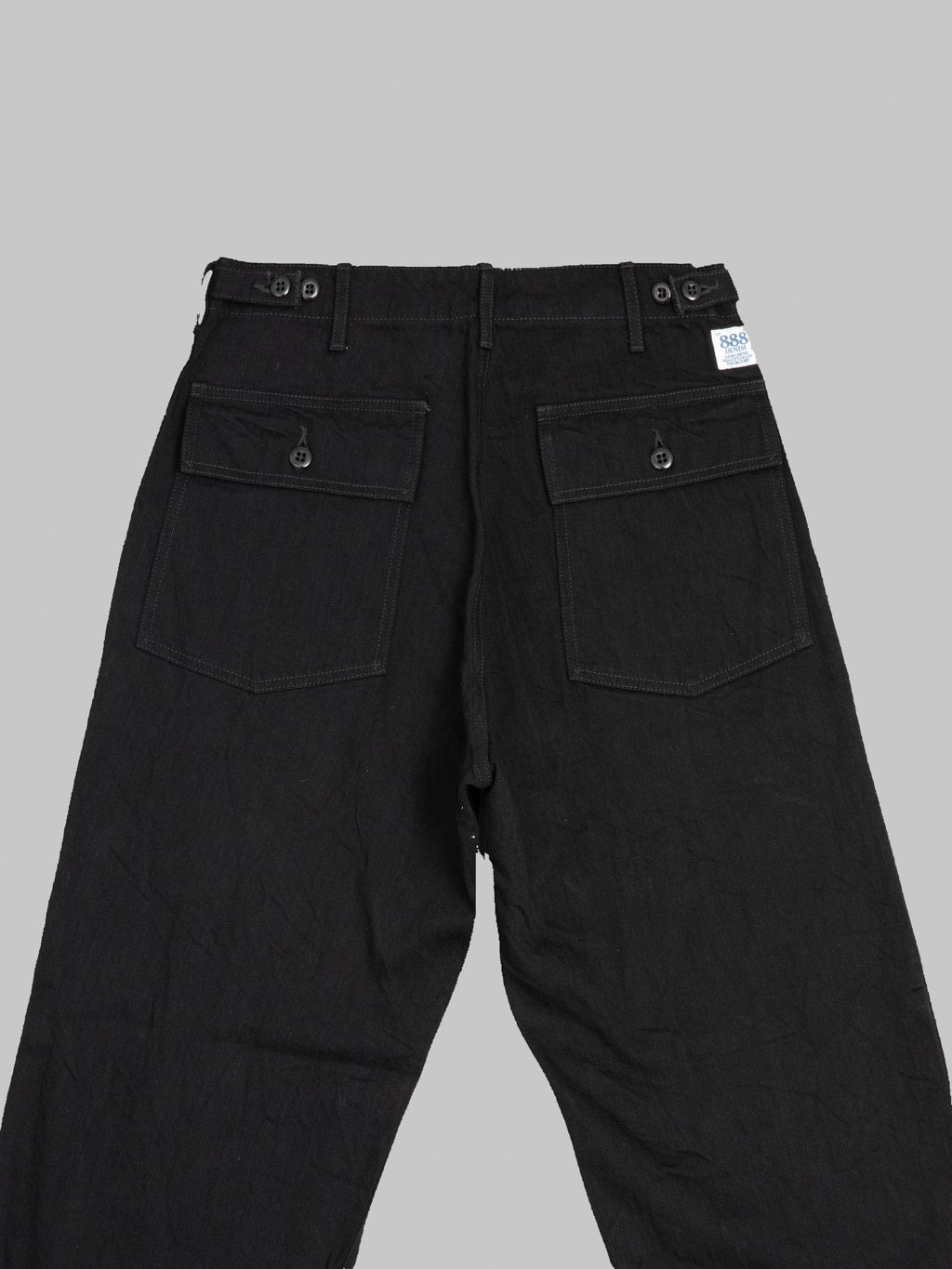 FOB Factory F0541 888 Denim Baker Pants Black
