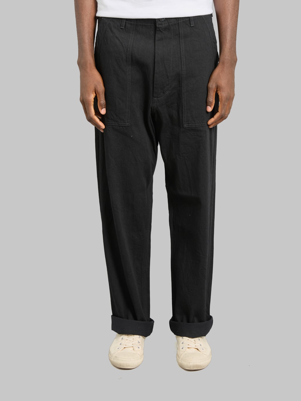 FOB Factory F0541 888 Denim Baker Pants Black