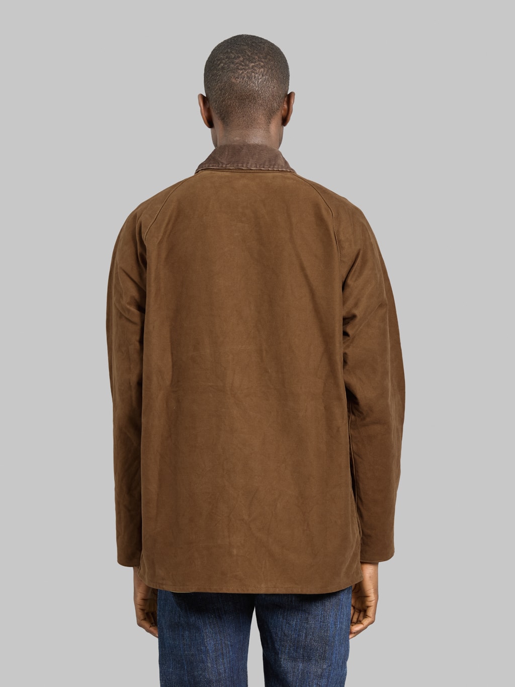 FOB Factory F2361 Moleskin Riding Jacket Brown