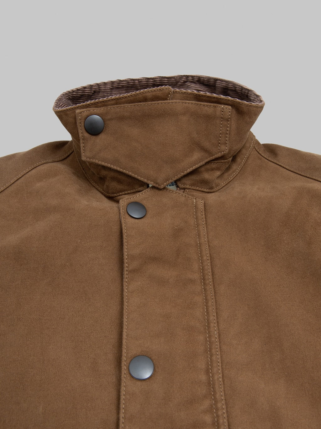 FOB Factory F2361 Moleskin Riding Jacket Brown