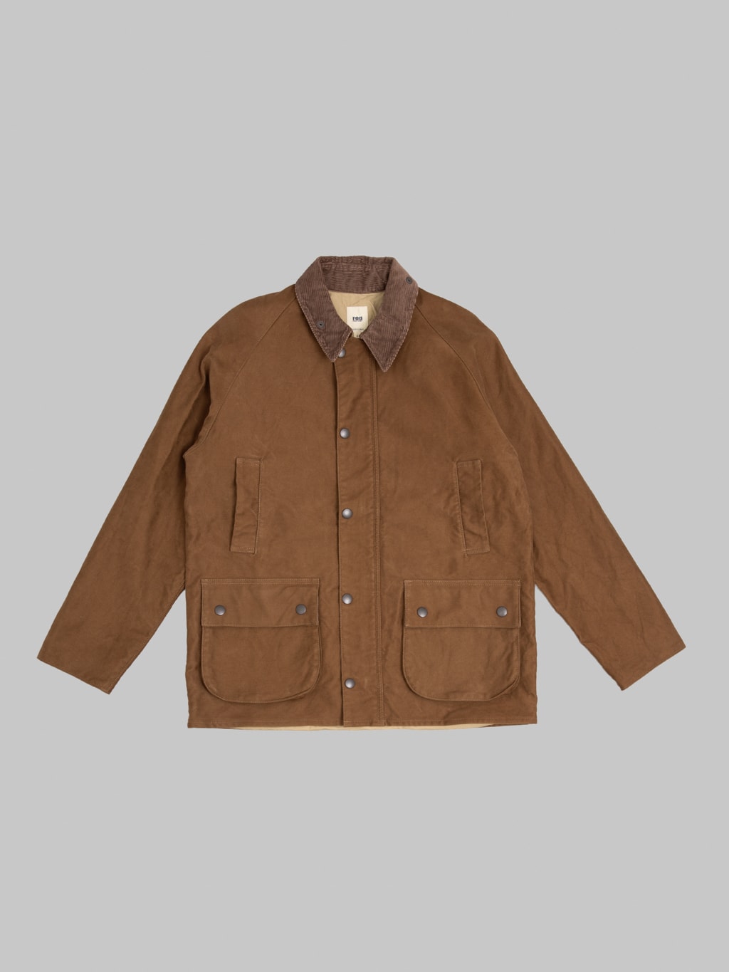 FOB Factory F2361 Moleskin Riding Jacket Brown
