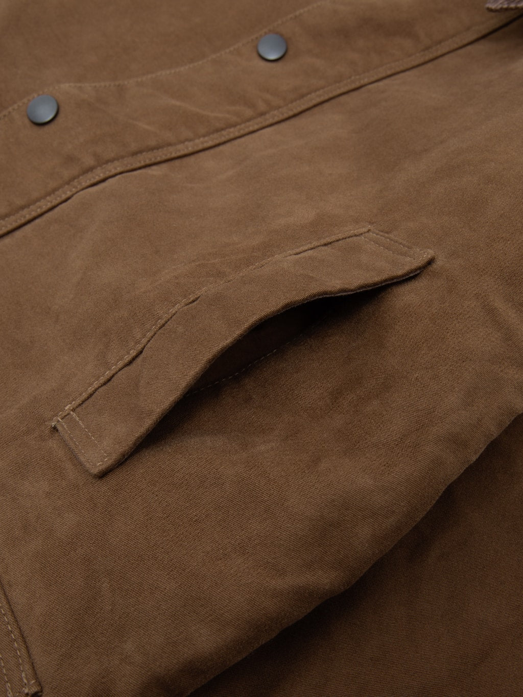 FOB Factory F2361 Moleskin Riding Jacket Brown