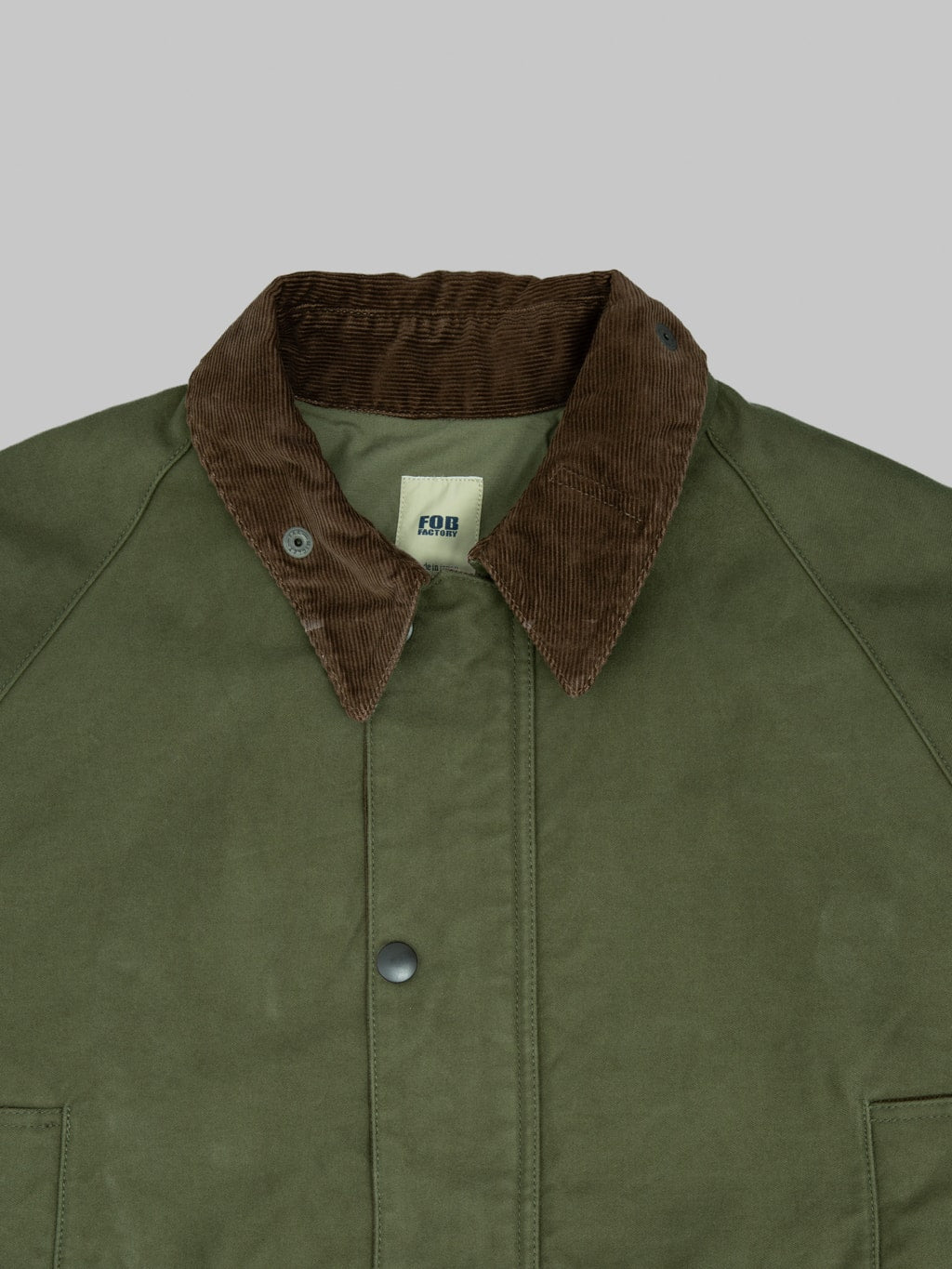 FOB Factory F2361 Moleskin Riding Jacket Olive