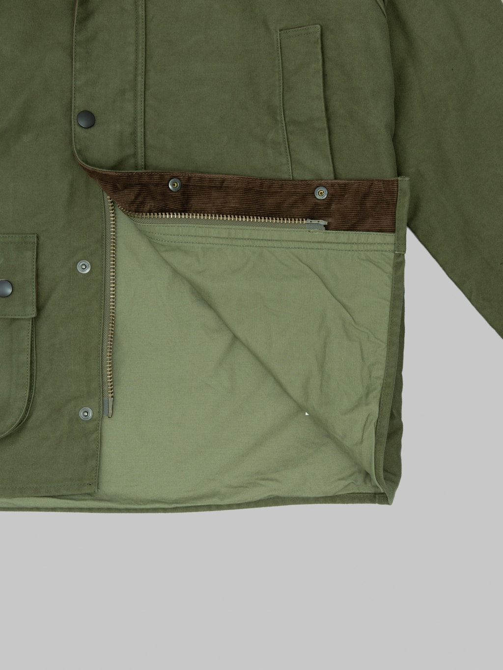 FOB Factory F2361 Moleskin Riding Jacket Olive