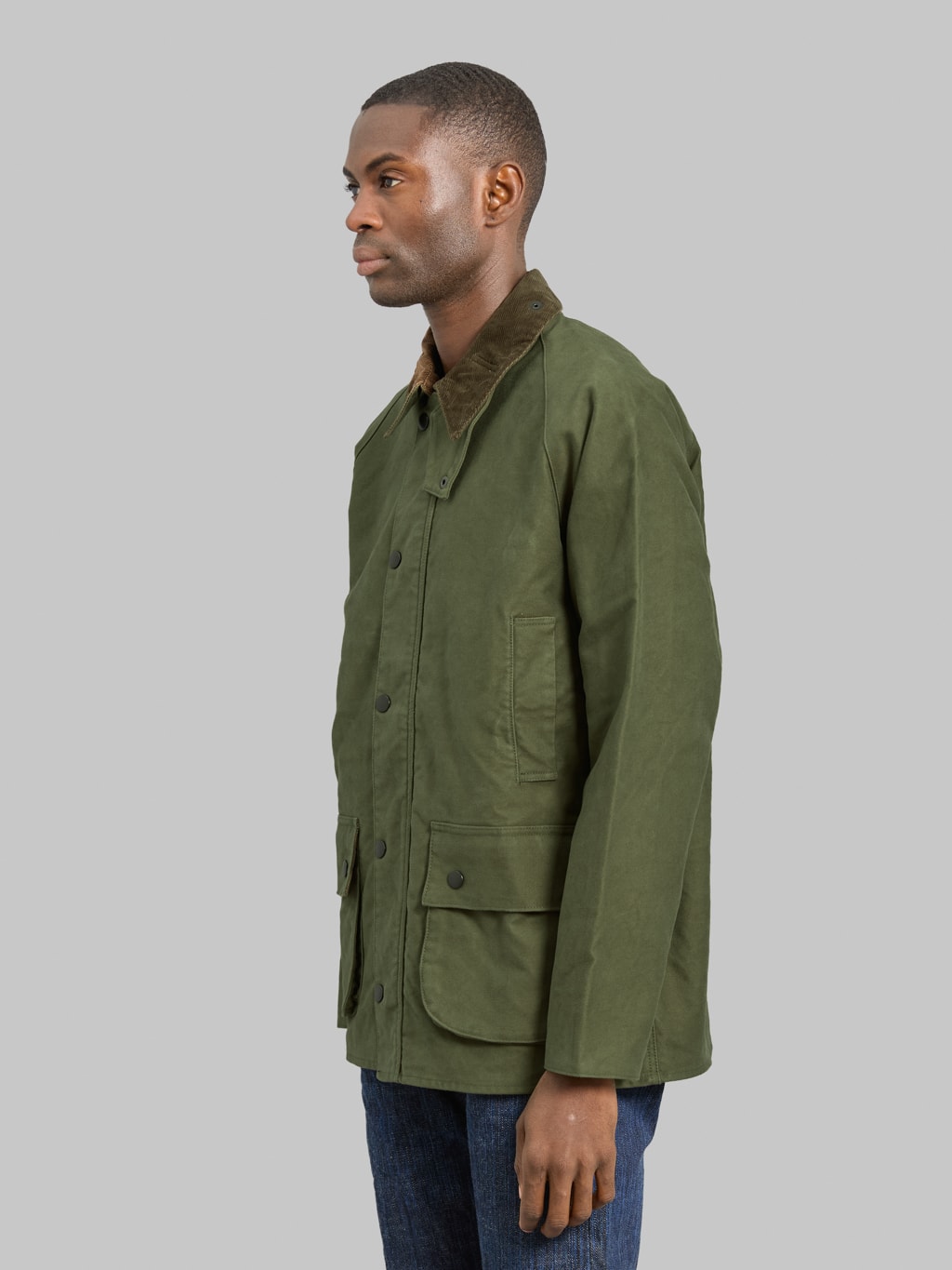 FOB Factory F2361 Moleskin Riding Jacket Olive