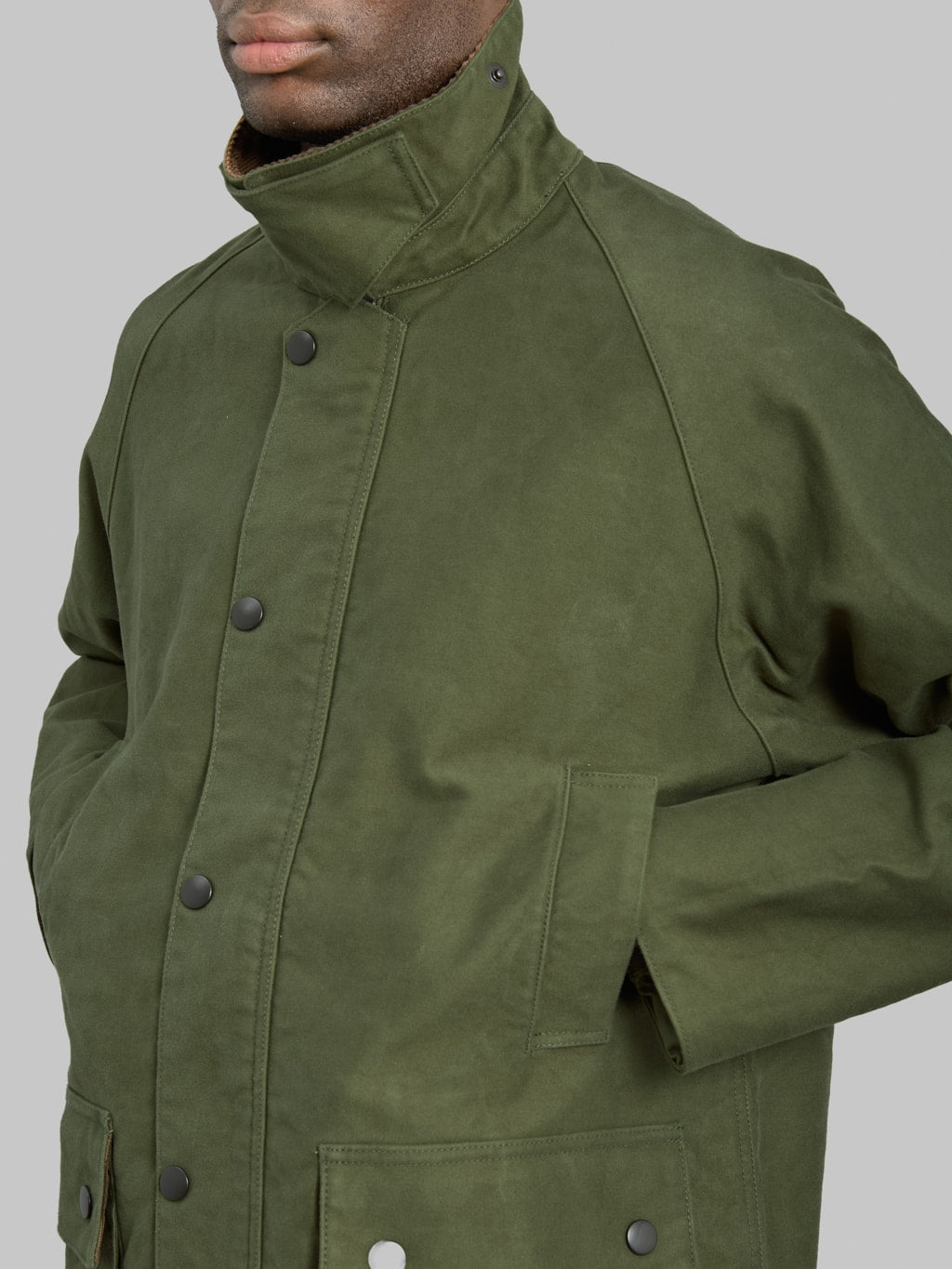 FOB Factory F2361 Moleskin Riding Jacket Olive