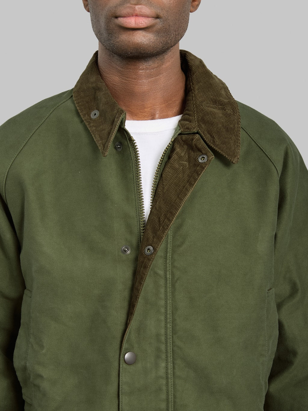 FOB Factory F2361 Moleskin Riding Jacket Olive