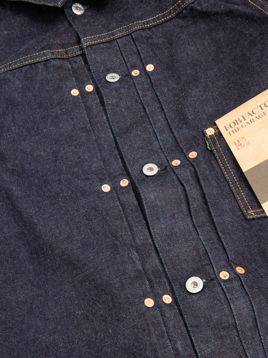 FOB Factory F2432 Garage Selvedge Denim Jacket