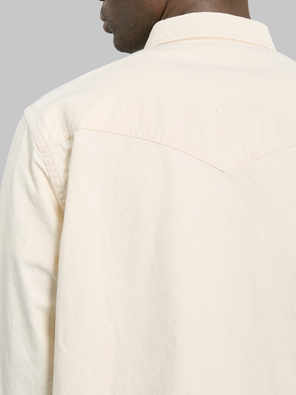 Fob Factory F3512 Western Shirt Ecru