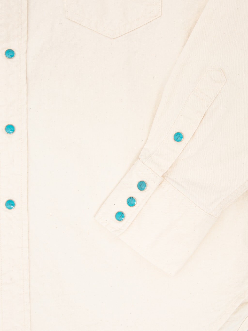 Fob Factory F3512 Western Shirt Ecru