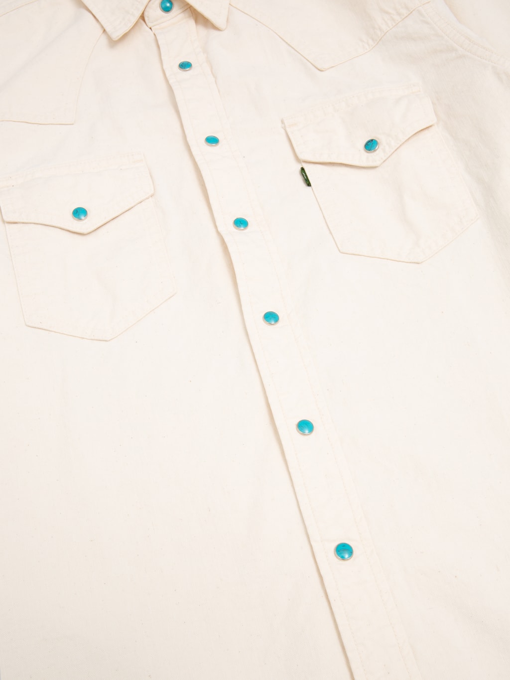 Fob Factory F3512 Western Shirt Ecru