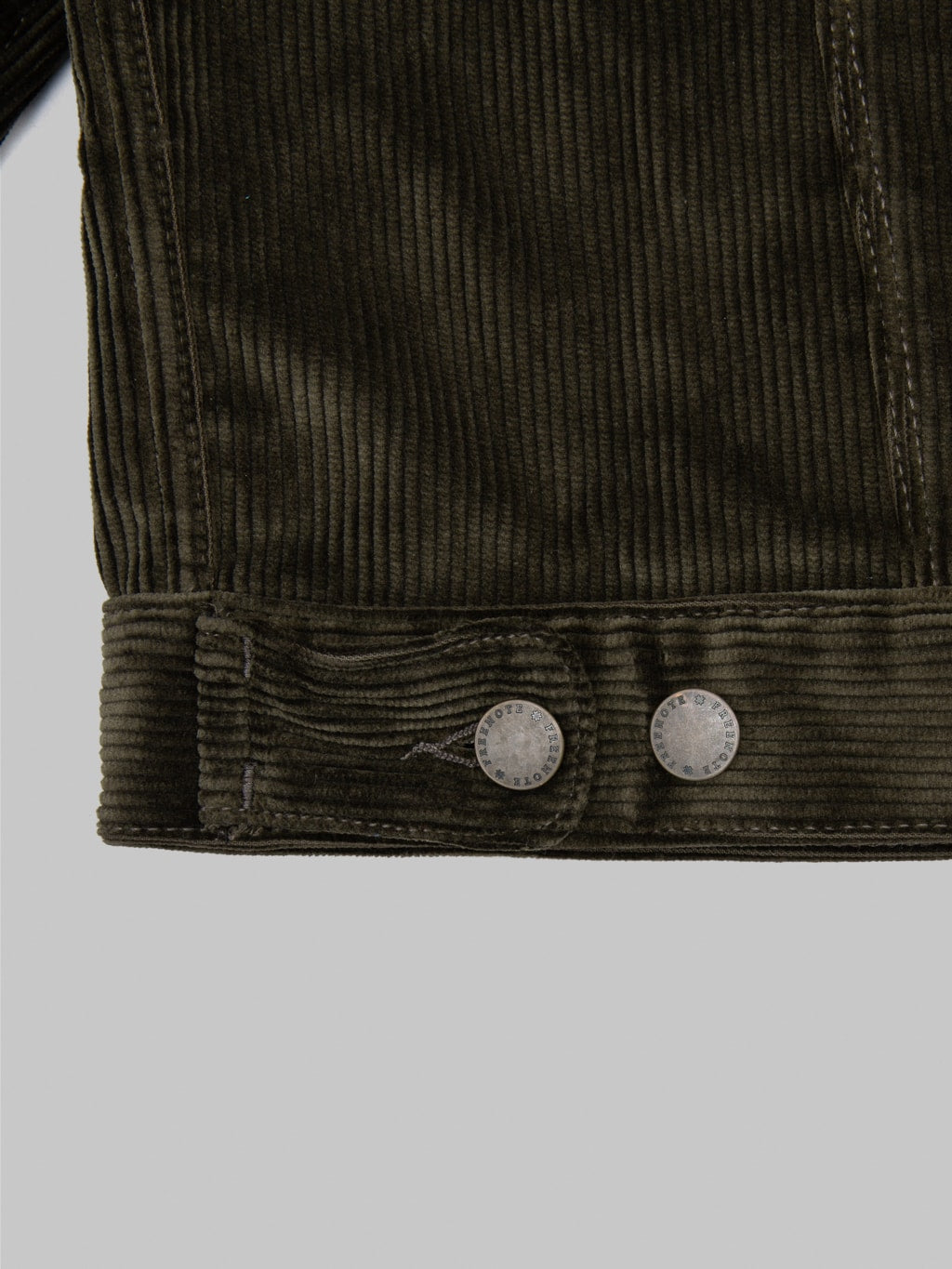 Freenote Cloth Classic Jacket Espresso Corduroy adjustable