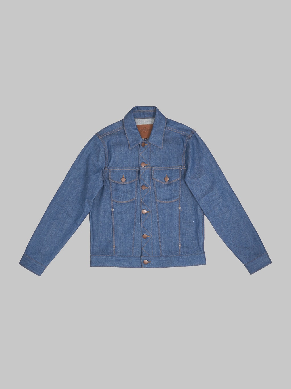 freenote cloth classic denim jacket vintage blue denim front