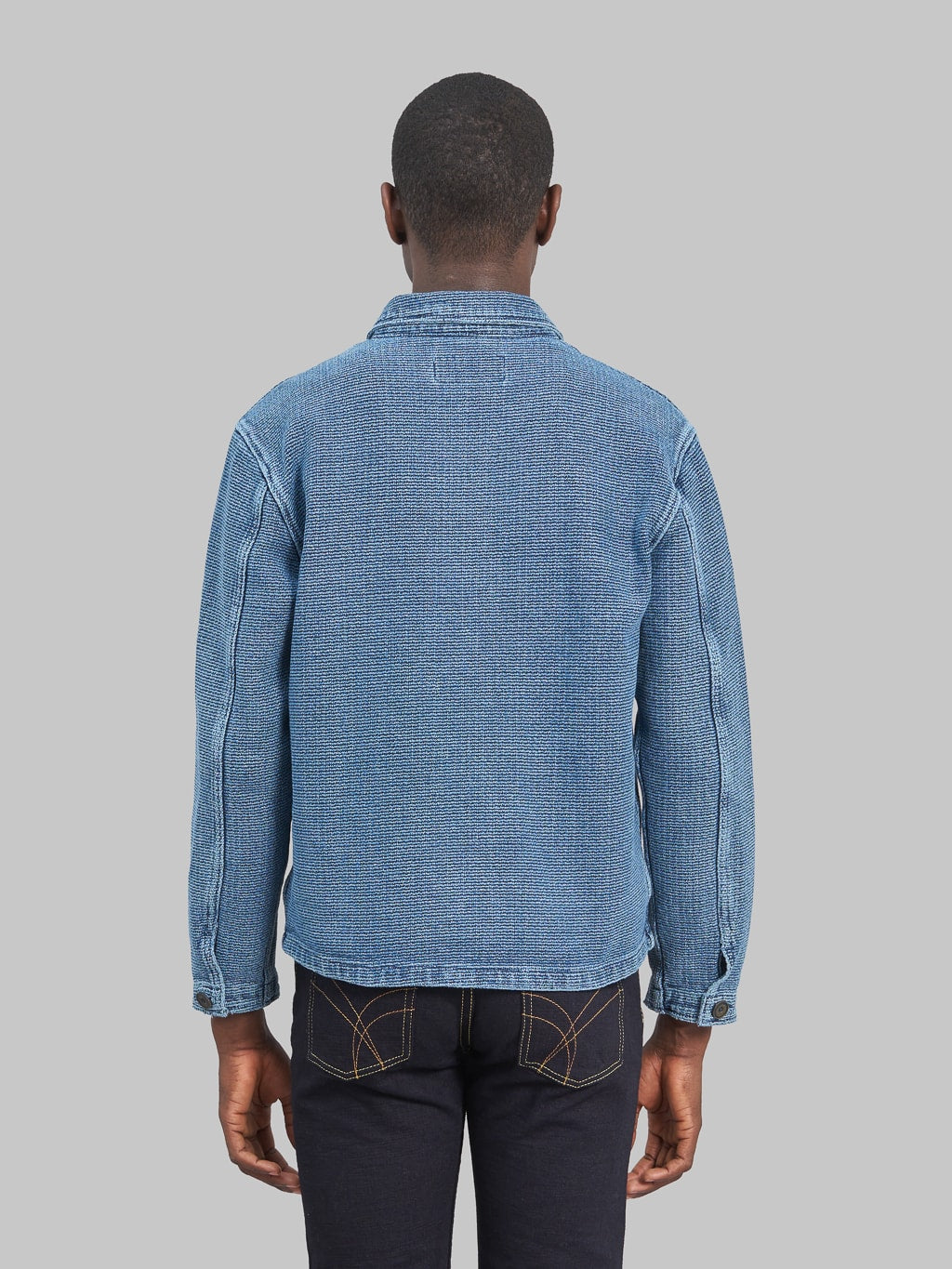 Freenote Cloth Midway Indigo Sashiko 2 Year Wash Jacket