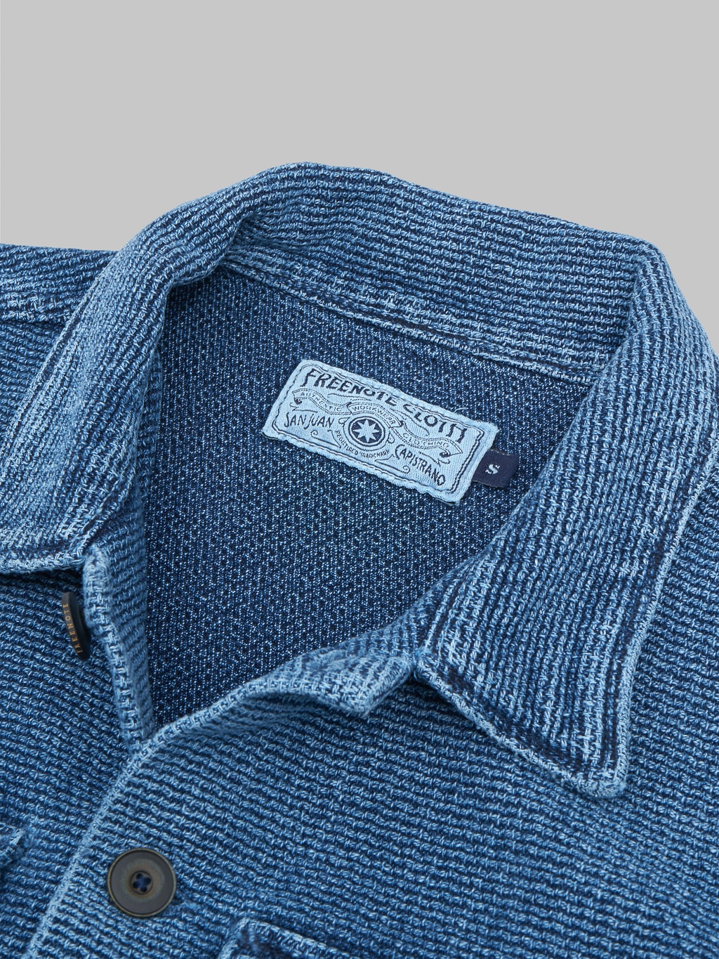 Freenote Cloth Midway Indigo Sashiko 2 Year Wash Jacket