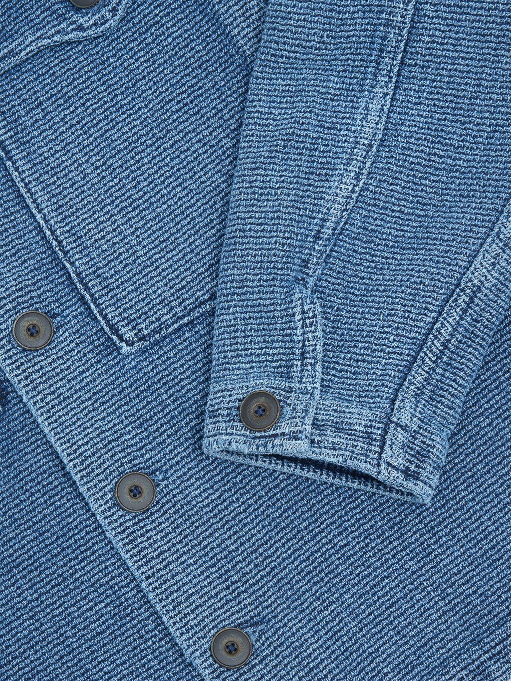 Freenote Cloth Midway Indigo Sashiko 2 Year Wash Jacket