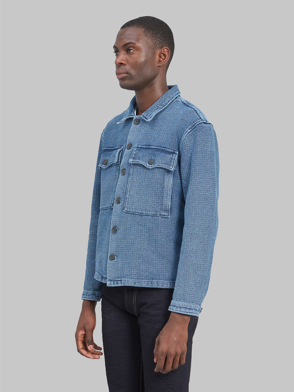Freenote Cloth Midway Indigo Sashiko 2 Year Wash Jacket