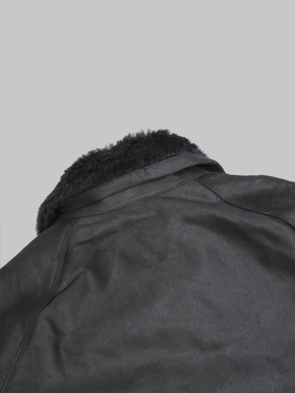 Freenote Mariner Heavy Jacket Black back collar