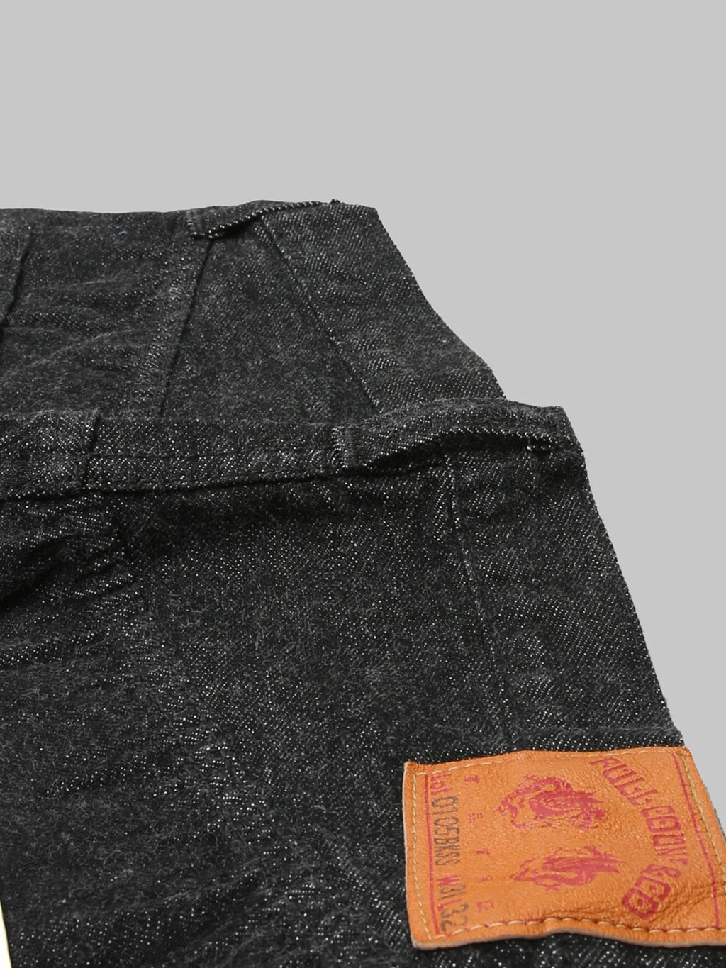 Fullcount 0105BKSS 11.5oz Wide Straight Jeans Black (Super Smooth) - Redcast Heritage Co.