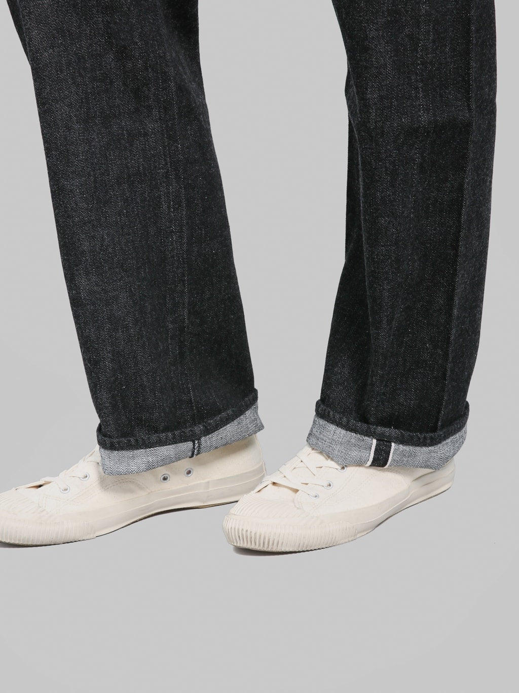 Fullcount 0105BKSS 11.5oz Wide Straight Jeans Black (Super Smooth) - Redcast Heritage Co.