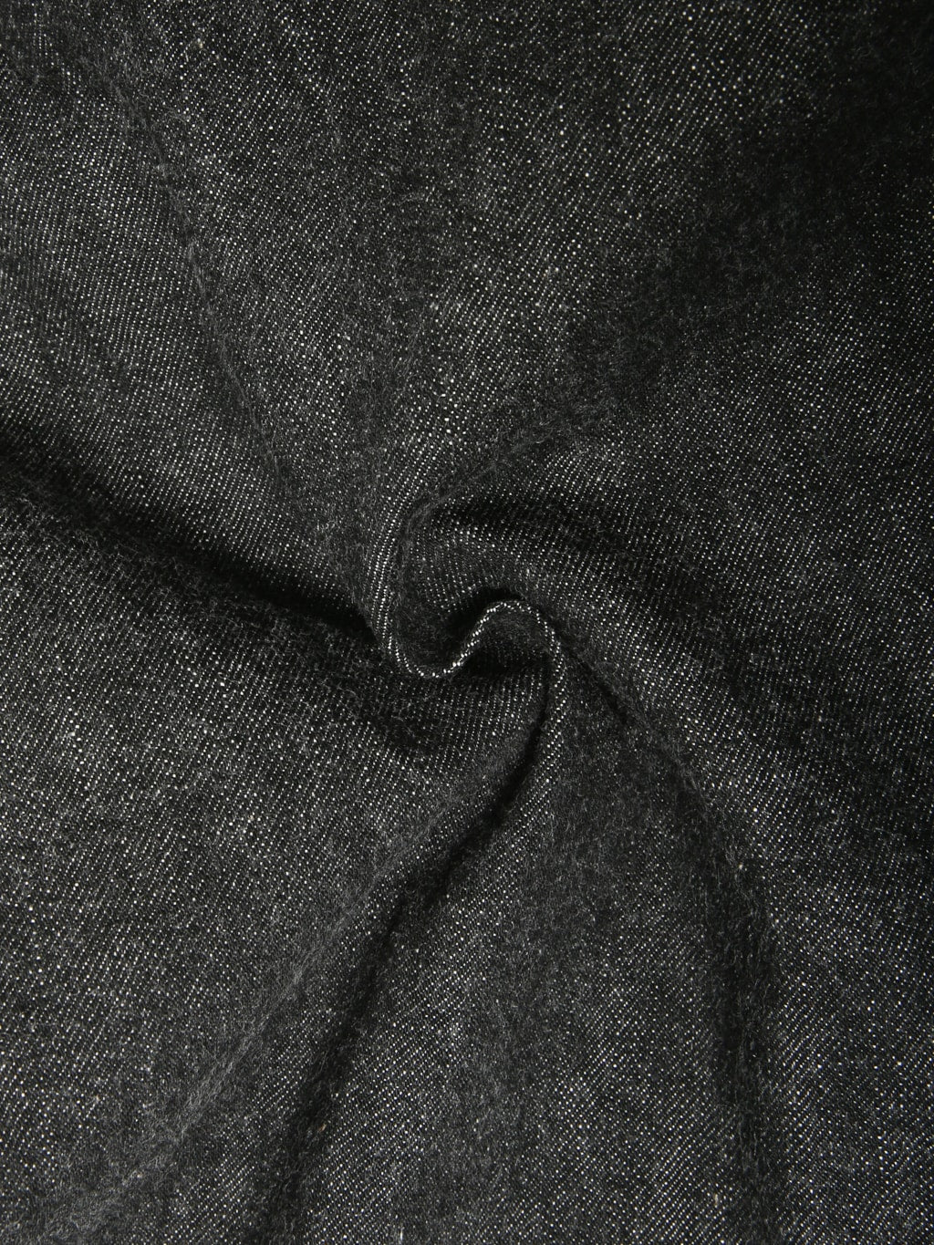 Fullcount 1101BK Regular Straight Black Jeans texture