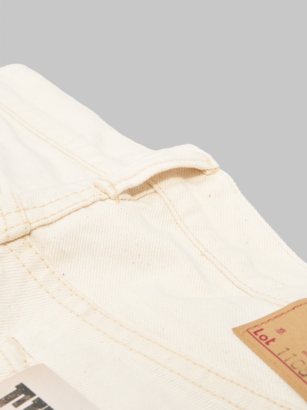 Fullcount 1101EC 13oz Ecru Selvedge Regular Straight Jeans