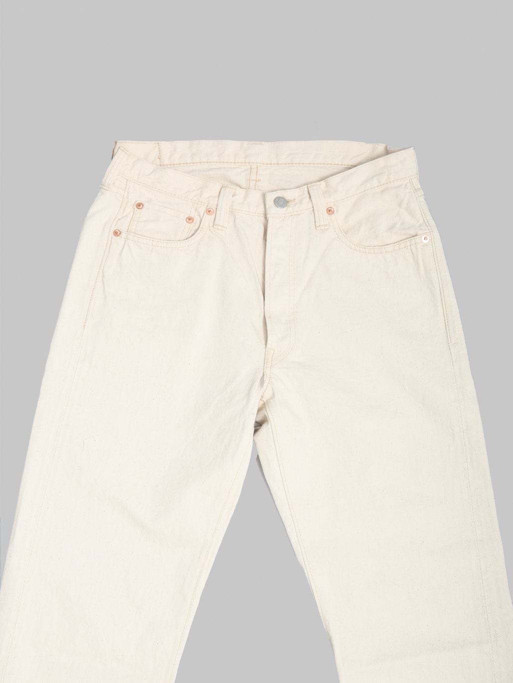 Fullcount 1101EC 13oz Ecru Selvedge Regular Straight Jeans