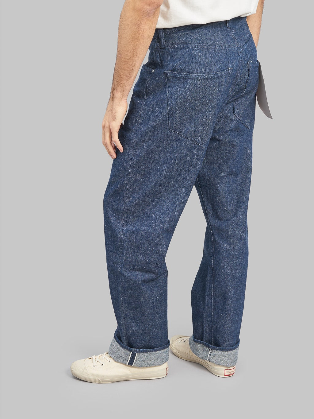 fullcount 1121 duke original selvedge denim super wide jeans fitting