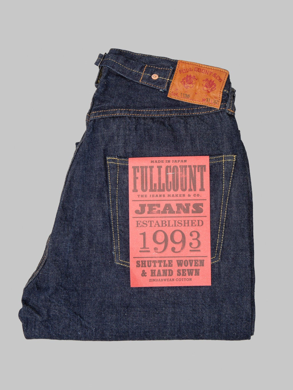Fullcount 1136 13.7oz 1937 Wide Straight Jeans