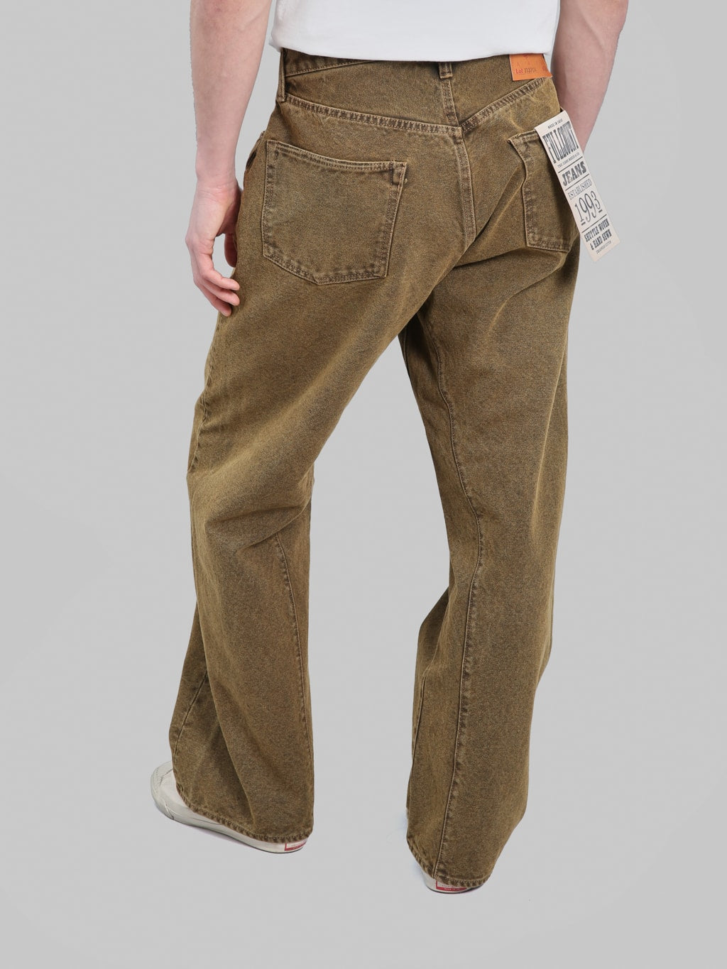 Fullcount 1137CA 13.7 Duke Denim 3 Canvas Super Wide Straight Jeans - Redcast Heritage Co.