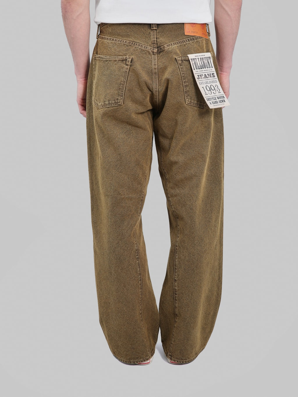 Fullcount 1137CA 13.7 Duke Denim 3 Canvas Super Wide Straight Jeans - Redcast Heritage Co.