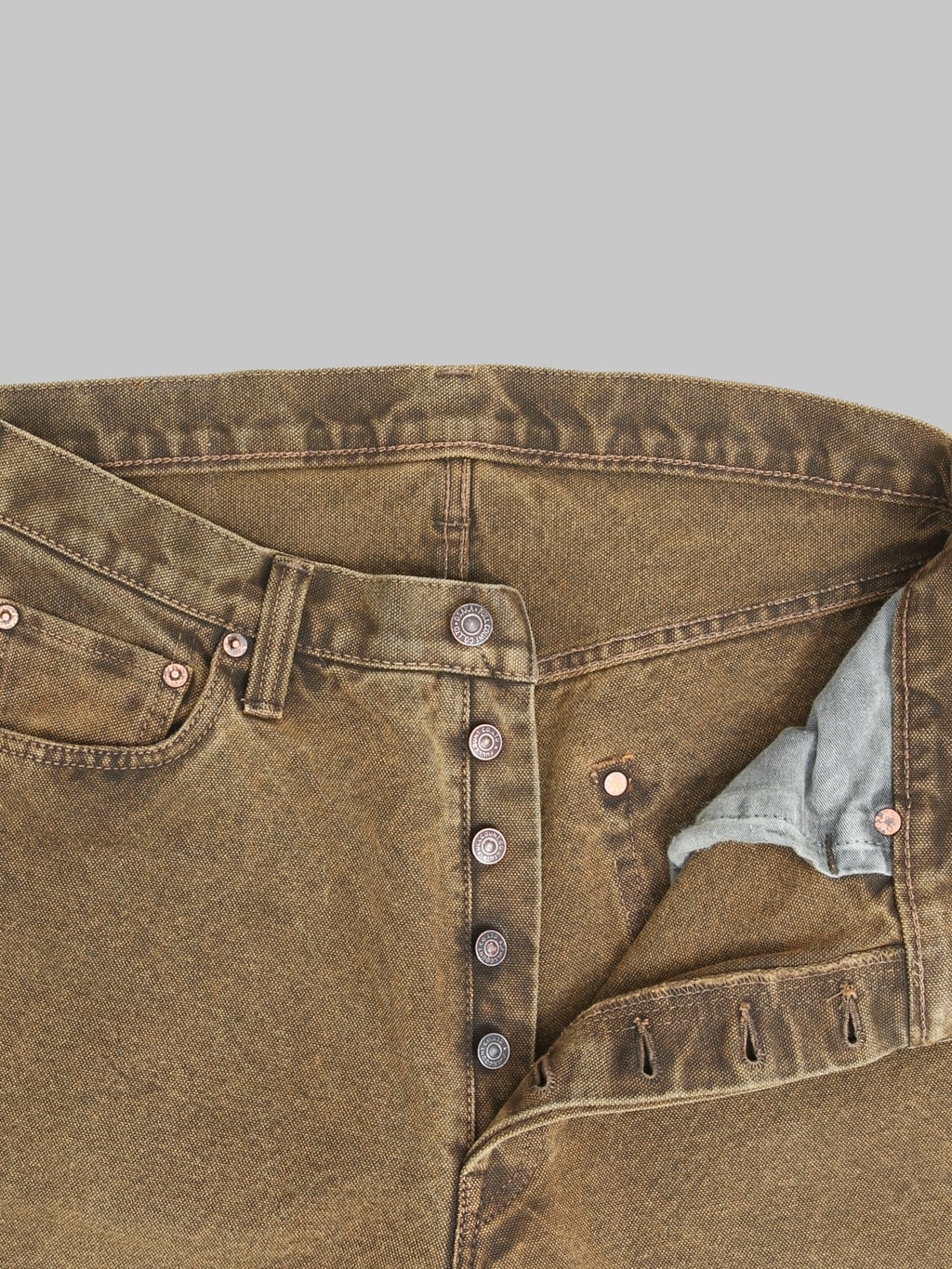 Fullcount 1137CA 13.7 Duke Denim 3 Canvas Super Wide Straight Jeans - Redcast Heritage Co.