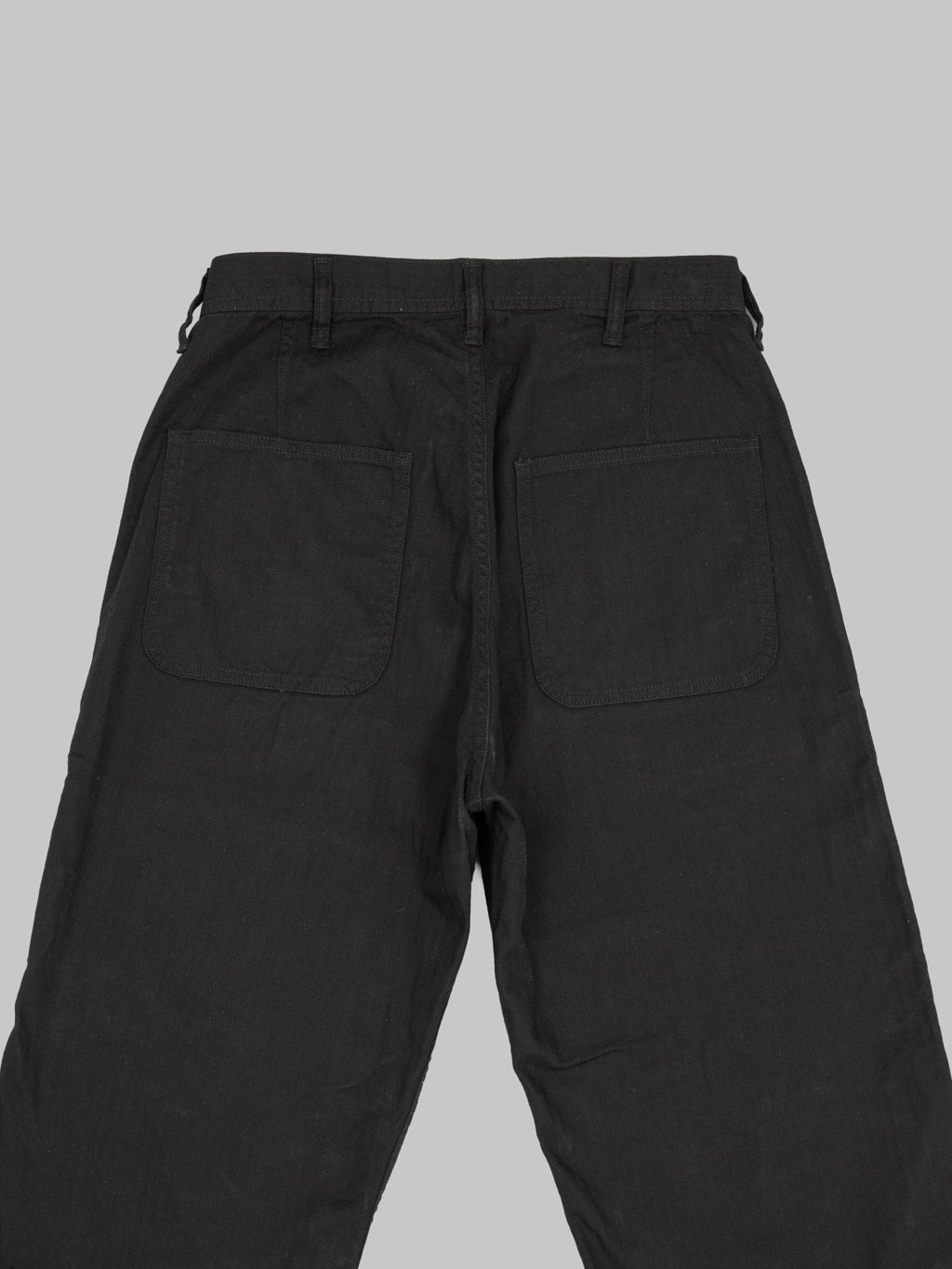 Fullcount 1141-2 USN Herringbone Seamen’s Trousers Black