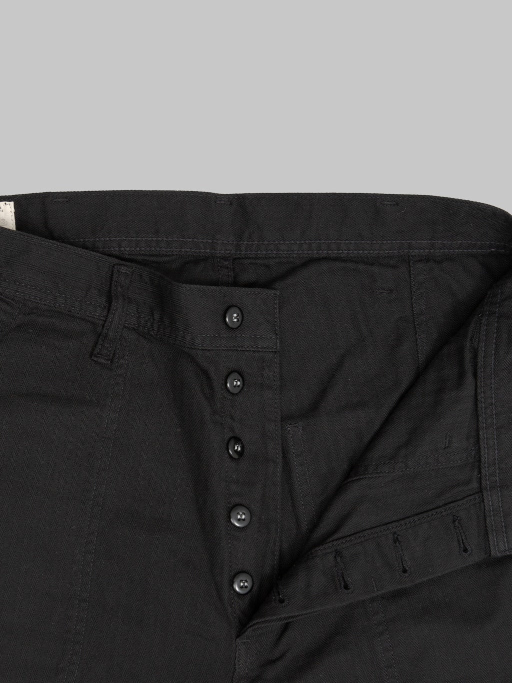 Fullcount 1141-2 USN Herringbone Seamen’s Trousers Black