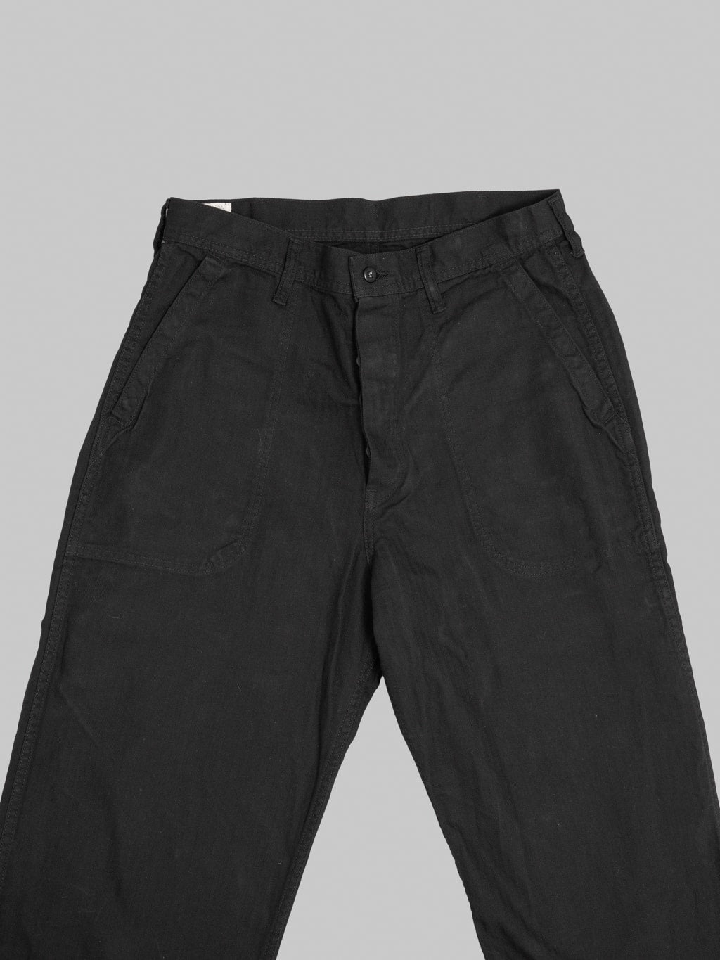 Fullcount 1141-2 USN Herringbone Seamen’s Trousers Black